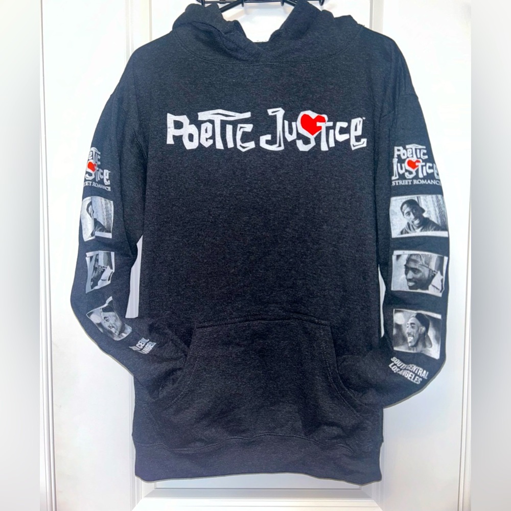 Tupac Poetic Justice Branded Hoodie Men’s size Large - 🔥🎤